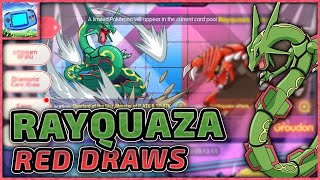 S+ Rayquaza Red Draws - Pocket Incoming