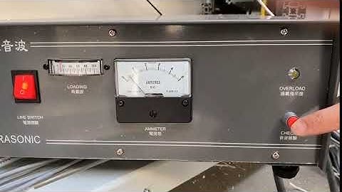 How to test Ultrasonic generator