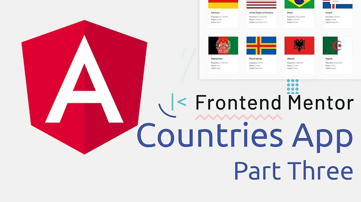 Angular Countries - [3] Page Styling