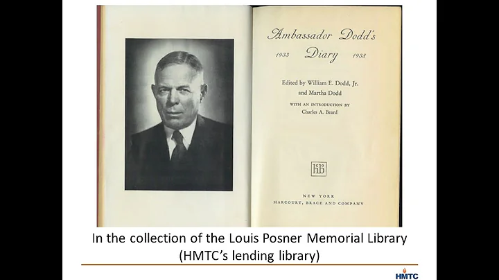 Curator's Corner: Ambassador William Dodd's Diary