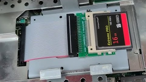 Adding a Compact Flash HDD to Amiga 1200