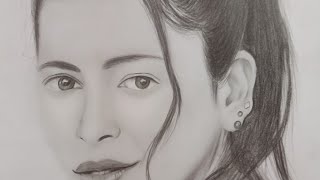 How to draw a beautiful face | outline tutorial | Shruti Hassan | for beginners 2020