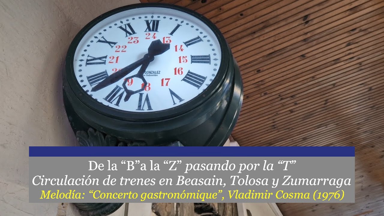 De la "B" a la "Z", pasando por la "T": circulación de trenes en Beasain, Tolosa y Zumarraga