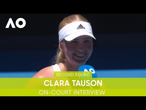 Clara Tauson On-Court Interview (2R) | Australian Open 2022