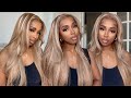 The Best Balayage Blonde Wig! Glueless Install Very Easy Install 😍 Wig Review 😍 Ft Arabella Hair