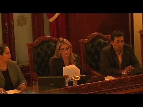 afpes: Senadora Jeanine Añez se proclama presidenta de Bolivia en sesión legislativa sin quórum | AFP afpes: Senadora Jeanine Añez se proclama presidenta de Bolivia en sesión legislativa sin quórum | AFP