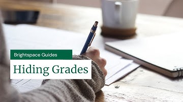 Hiding Grades