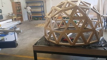 Flat 3 Frequency Geodisc dome (David Kruschke 3V)