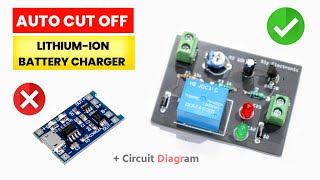 Auto Cut off 3.7 volt Battery Charger Circuit | How to make 3.7 volt Battery Charger | Episode 22