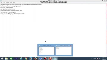 How to add Falling Snow Effect In Flash 8