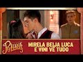 Mirela beija Luca e Vini vê tudo | As Aventuras de Poliana