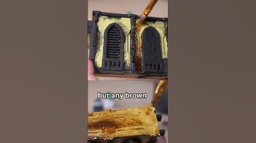 Making MDF Terrain Grimdark - Warhammer 40k Hobby #shorts