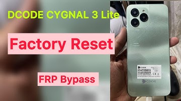 dcode sygnal 3 pro hard reset /Dcode CL3 pro forget password pin / Dcode DS-CL3 Pro frp