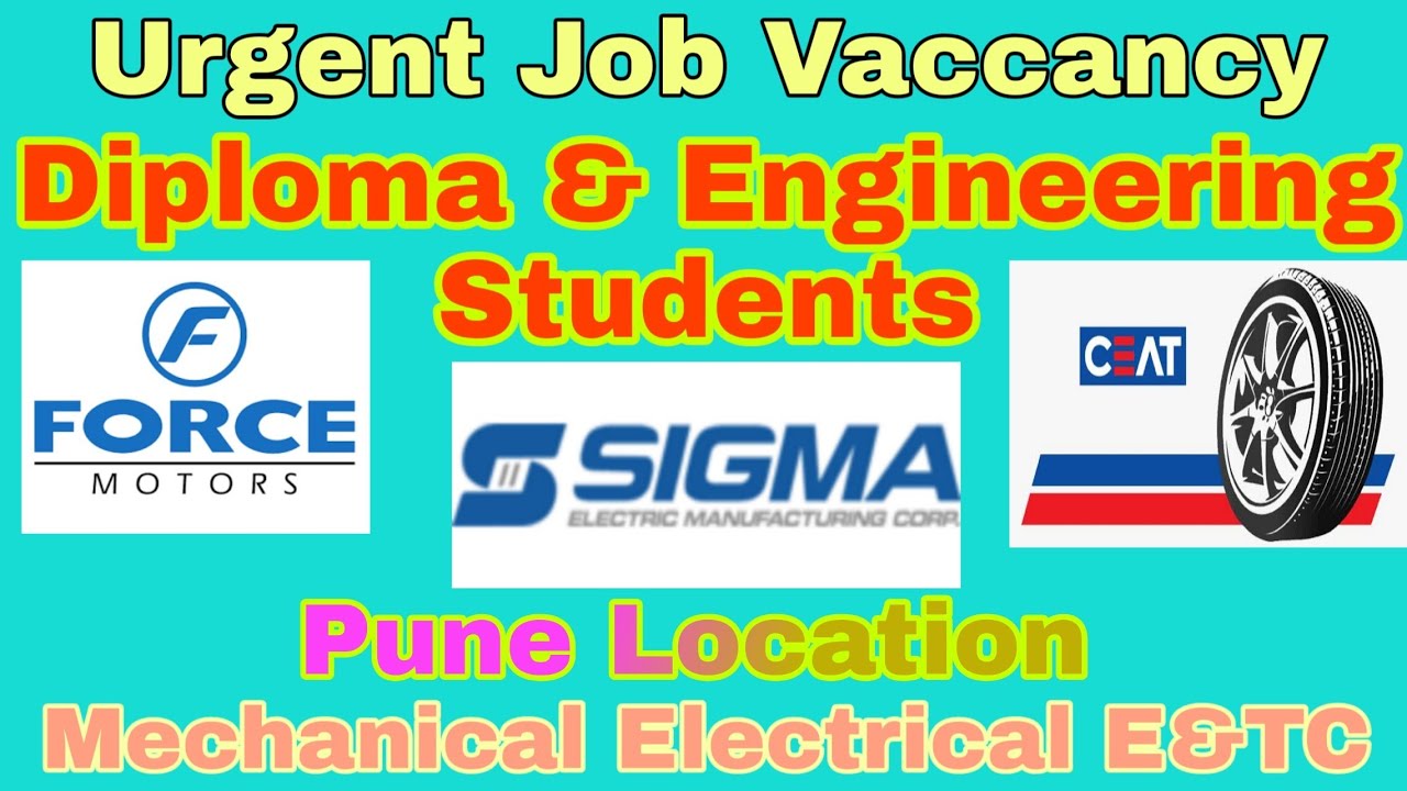 Latest Mechanical engineering job 2020 Mechanical, Electrical,Electronic Jobs Freshers jobs