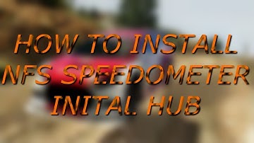 How To Install Real Life Mods! NFS Gauge And Intial Hud!