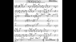 Perdido Play along - Backing track (Bb key score trumpet/tenor sax/clarinet) chords