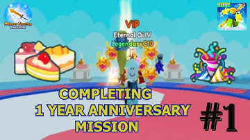 COMPLETING DEFENSE MODE QUEST in Weapon Fighting Simulator - 1 Year Anniversary Episode 1