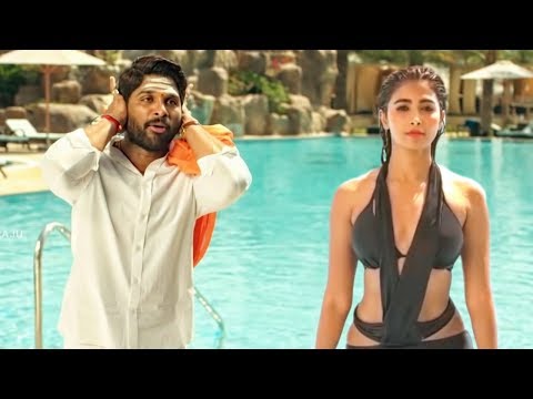 Pooja Hegde Swimming Pool Scene From Movie DJ (Duvvada Jagannadham)