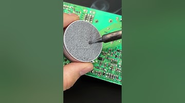 The soldering iron tip does not tin, easy and bright tinning
