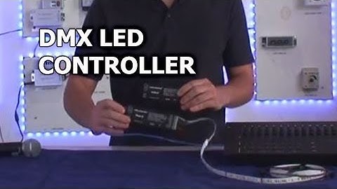 DMX LED Controller RGB & RGBW LED-CON2-R2 LED-CON4-R2 by SIRS-E