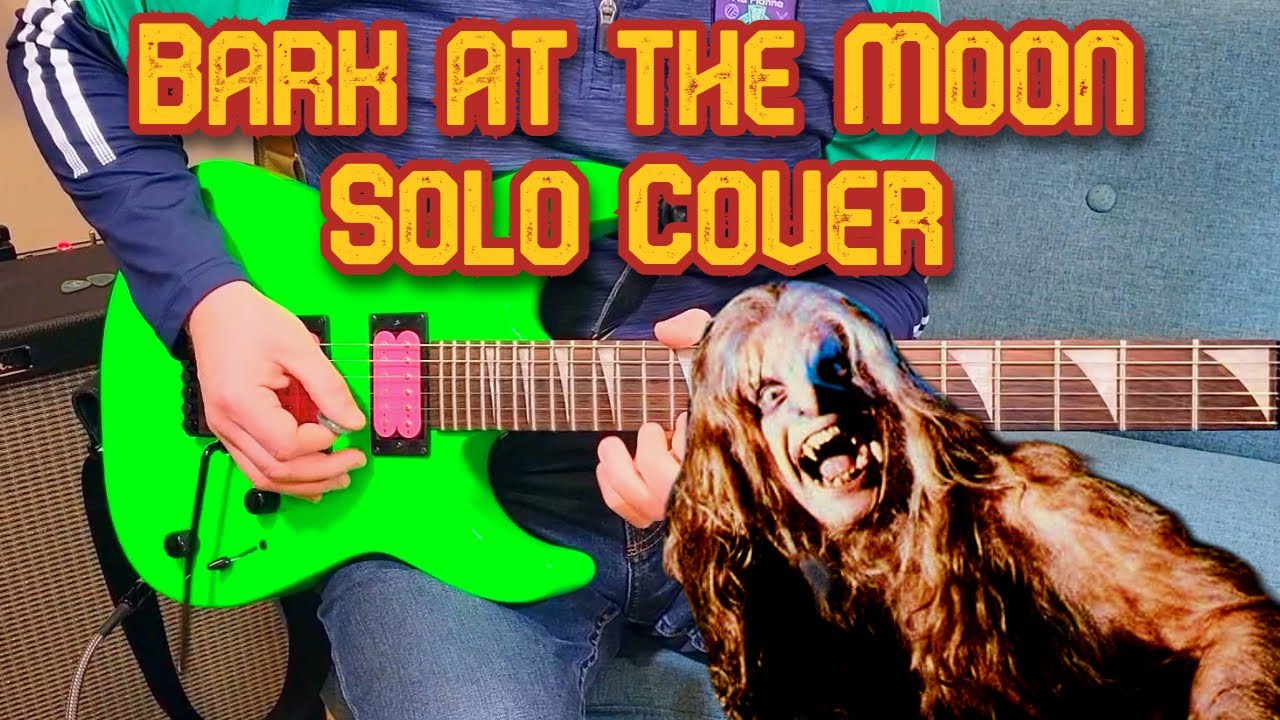 Jake E. Lee's Bark at the Moon Guitar Solo 