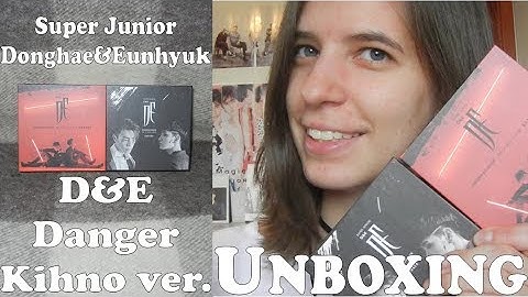 Unboxing - Super Junior D&E - Danger Kihno ver. - 3rd mini album both Red & Black ver.