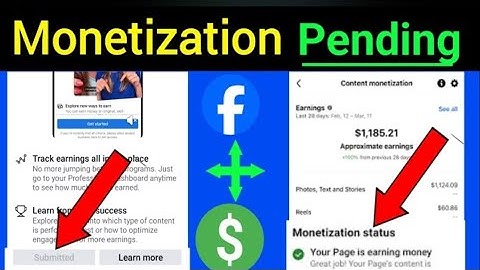 Content Monetization Submitted | 🤔ProblemFacebook content monetization in review problem
