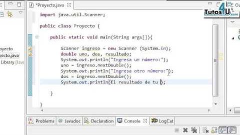 Nuestra Primer Calculadora Java. Tutorial 10. Curso de Programación Java en Español.