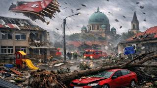 Hirvati̇standa Kasirga Afet Sonrası Zagreb