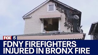 Fdny Firefighters Injured In Bronx Fire