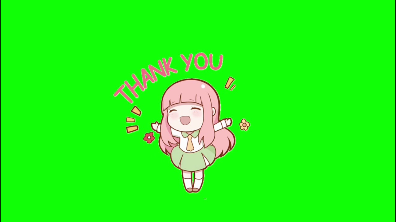 Green Screen Effects Anime Girl Thank You Youtube Green Screen Effects Anime Girl Thank You Youtube