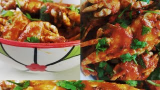 crab sukka mangalorean style / crab spicy masala recipe by zeeshziya vlogs