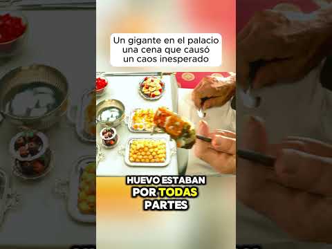 Un gigante en el palacio una cena que causÓ un caos inesperado.#shorts #viralvideo