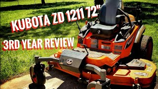 Kubota ZD 1211 3rd Year Review & Maintenance