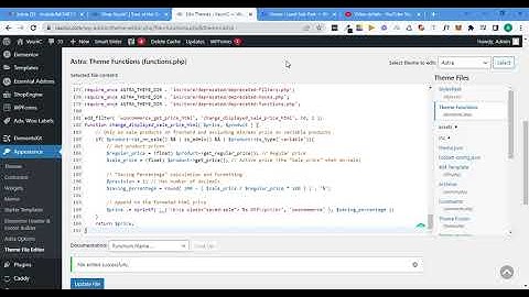 How to Display Percentage on Woocommerce Products