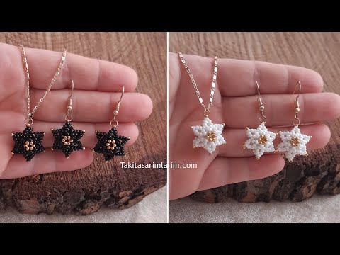 BONCUKTAN ÇOK AMAÇLI ÜÇ BOYUTLU YILDIZ YAPIMI / EASY STAR MADE FROM BEADS