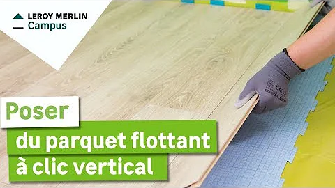 Comment poser des lames de parquet clipsable ?