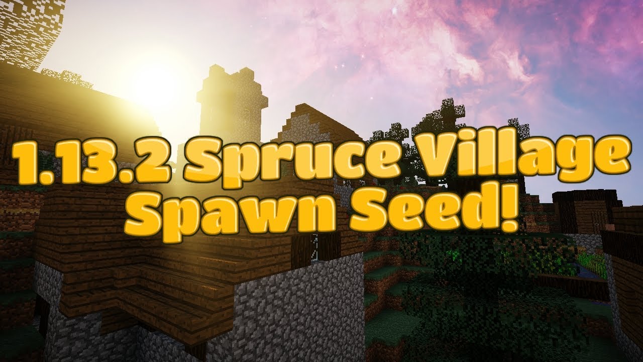 1 13 2 Spruce Village Spawn Seed Seeds Minecraft Java Edition Minecraft Forum Minecraft Forum