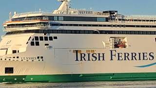 The ULysses arriving into Dublin Port 7th March 2023 (5.20pm)