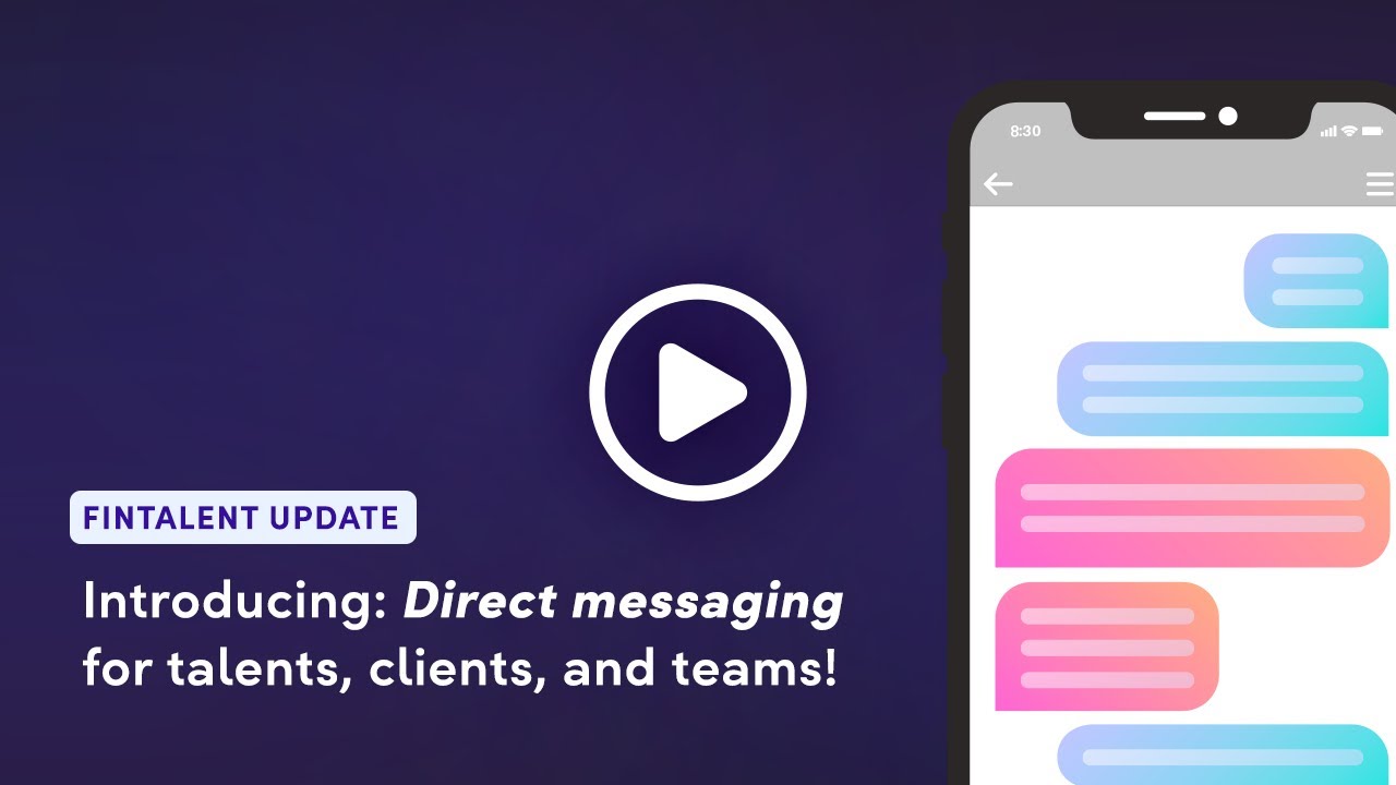 Introducing: Fintalent Direct Messaging