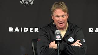 Gruden also talked about the raiders' 15-16 loss to denver broncos on
sunday as team packed up its practice facility in alameda move a new
$75 mill...