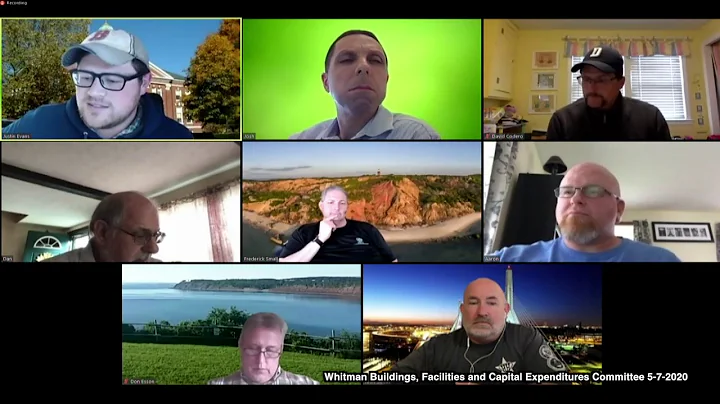 Whitman Buildings, Facilities and Capital Expenditures Committee Meeting. May 7, 2020