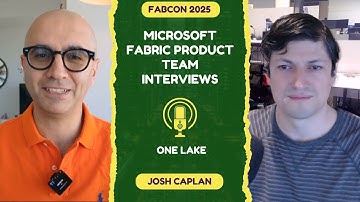 Microsoft Fabric Product Team Interview with Josh Caplan and Reza   FabCon 2025 Updates