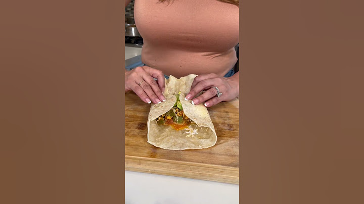 Proper Way to Roll a Burrito