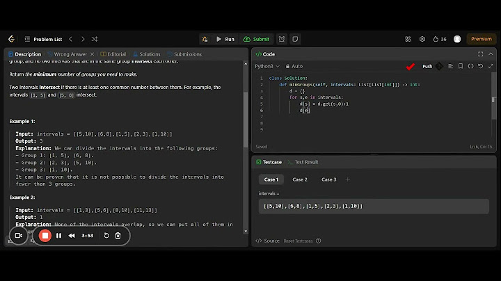 Leetcode 2406. Divide Intervals Into Minimum Number of Groups