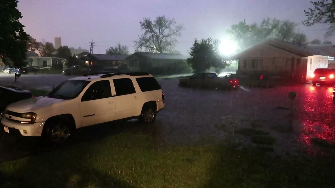 When the tornado sirens go off the adults grab the camera and go