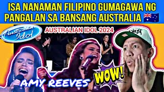 HALA‼️ FILIPINO SINGER | AMY REEVES | I'LL BE THERE | AUSTRALIAN IDOL 2024 | REACTION 🇵🇭