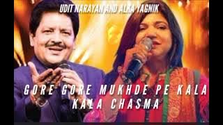 Gore Gore Mukhde Pe Kala Kala chasma || udit narayan and Alka Yagnik || 90'special song ||