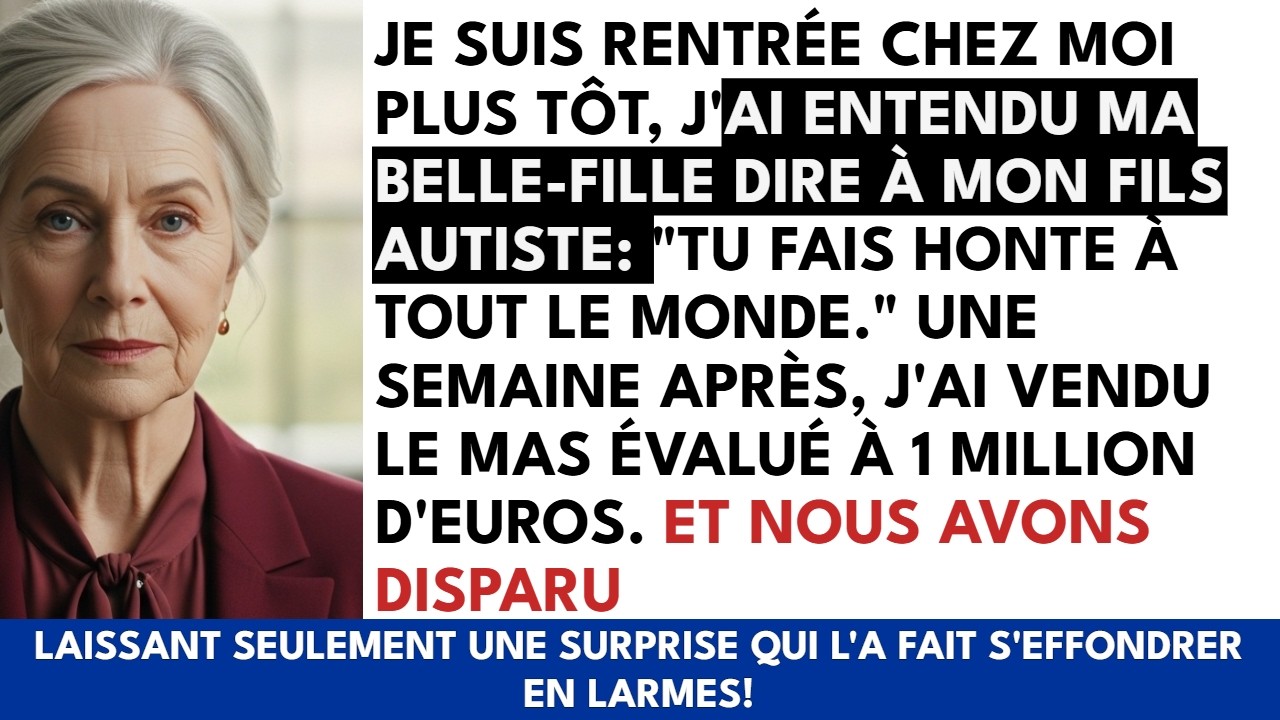 J’ai poussé la porte de ma cuisine, ce mercredi-là, avec l’intention de préparer un déjeuner surprise. C’est alors que j’ai entendu la voix de ma belle-fille, au salon, parler à une amie au...