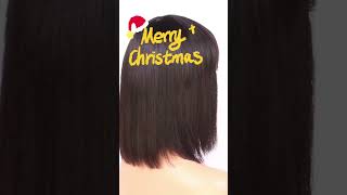 Natural Color BOB #humanhair #hairstyle #perfectlacewig #lacewig #merrychristmas